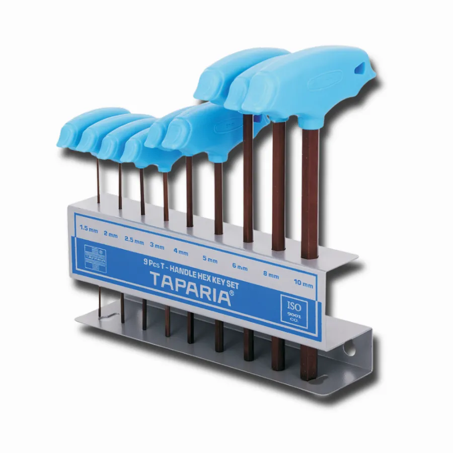 Taparia T handle Hex Key Set 9 Pcs